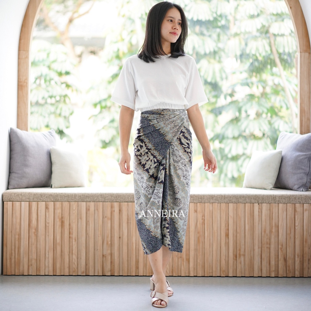 Jual ROK SERUT BATIK KANA (1 ROK JADI 3 LOOK) | Shopee Indonesia