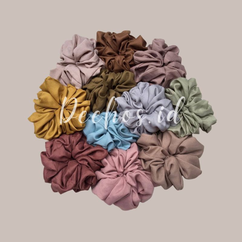 Jual Ikat Rambut Cepol Hijab Scrunchie Hijab Premium Size Sedang Shopee Indonesia 