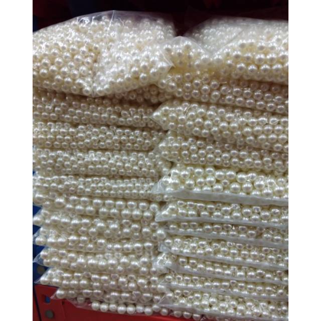 Jual Manik Mutiara Grade A Putih BW 1 Pon | Shopee Indonesia
