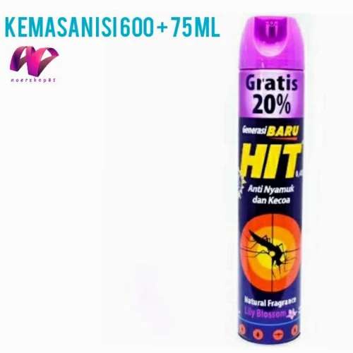 Jual Hit Aerosol 600 ml free 75 ml - Lily Blossom dan orange | Shopee ...