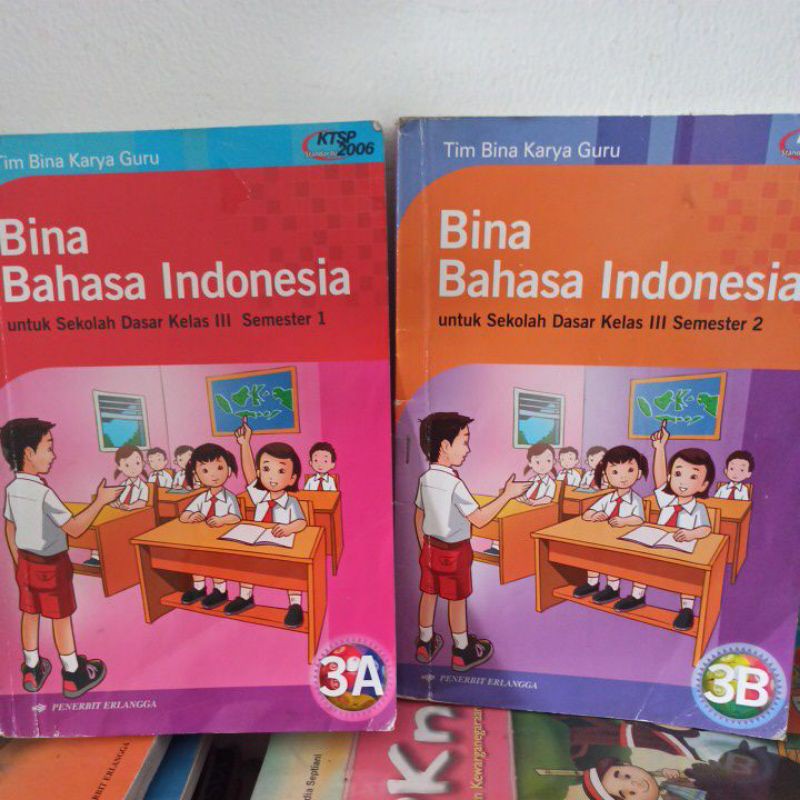 Jual Buku Bina Bahasa Indonesia 3A 3B SD Kelas III - Erlangga | Shopee ...