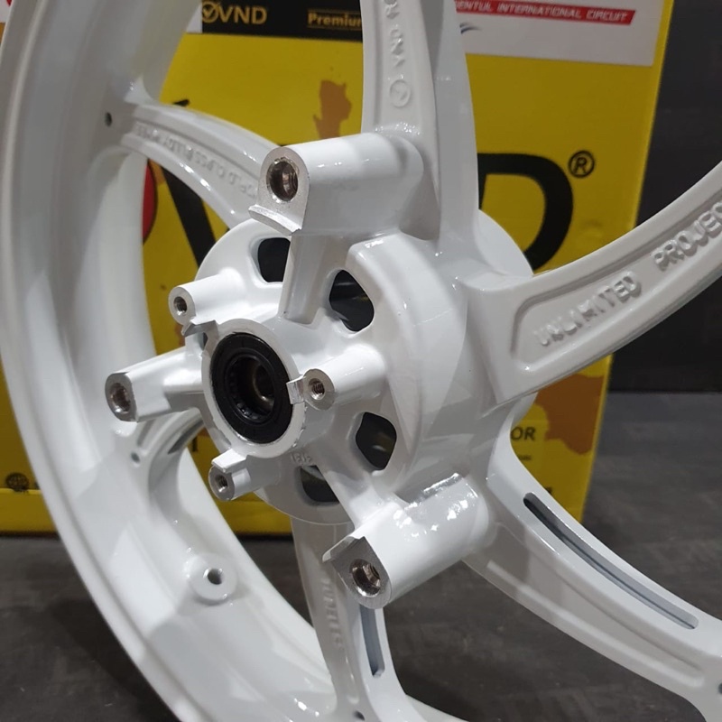 Jual Velg Velek Racing VND Six Star R14 Yamaha Aerox Putih | Shopee ...