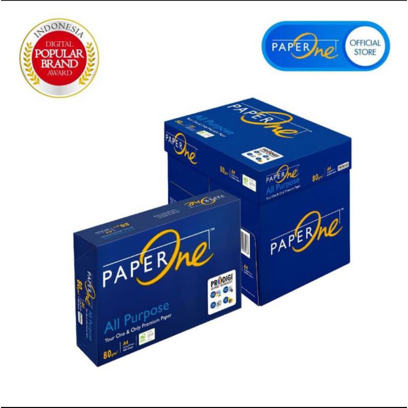 Jual kertas HVS A4 80 GR PAPERONE RIM | Shopee Indonesia