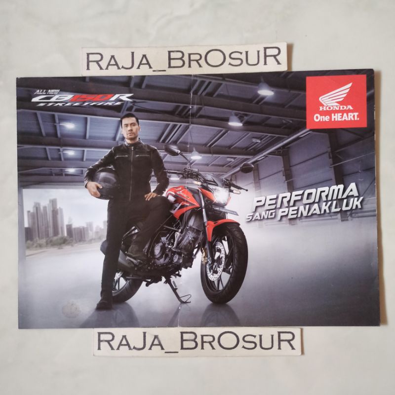 Jual Poster Brosur Katalog Leaflet Honda CB150R CB 150R Streetfire 2015 ...