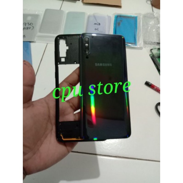 Jual Casing Samsung A50 A505 original(backdoor+Basel + ring kaca kamera ...