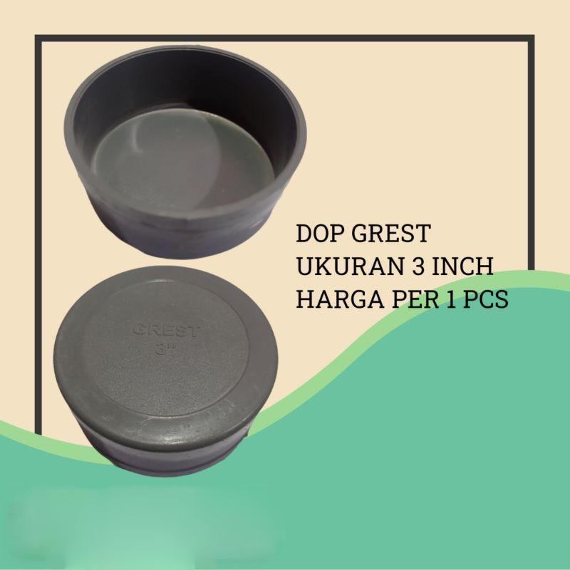 Jual GREST DOP 3 INCH - TUTUP PIPA POLOS 3 INCH - FITTING PIPA PVC ...