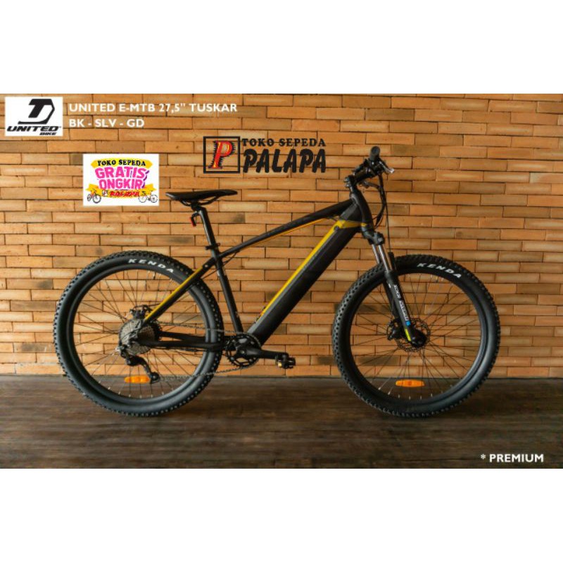 Ebike united tuskar mtb alloy 27.5 new arrivals