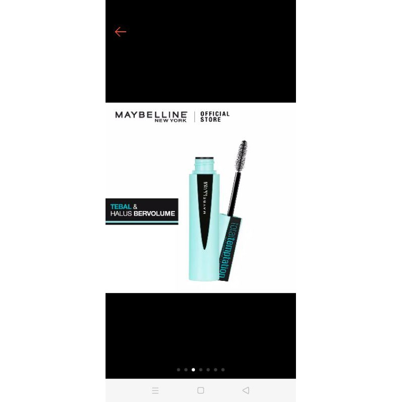 Jual Maskara Maybeline Total Temptation (ASLI Store) | Shopee Indonesia