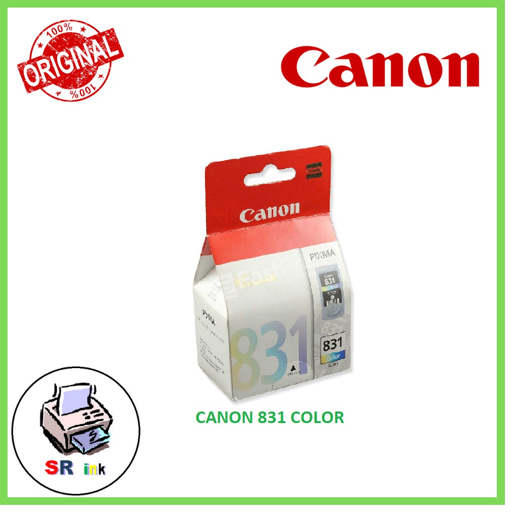 Jual Cartridge Canon 831 Color Original Shopee Indonesia 