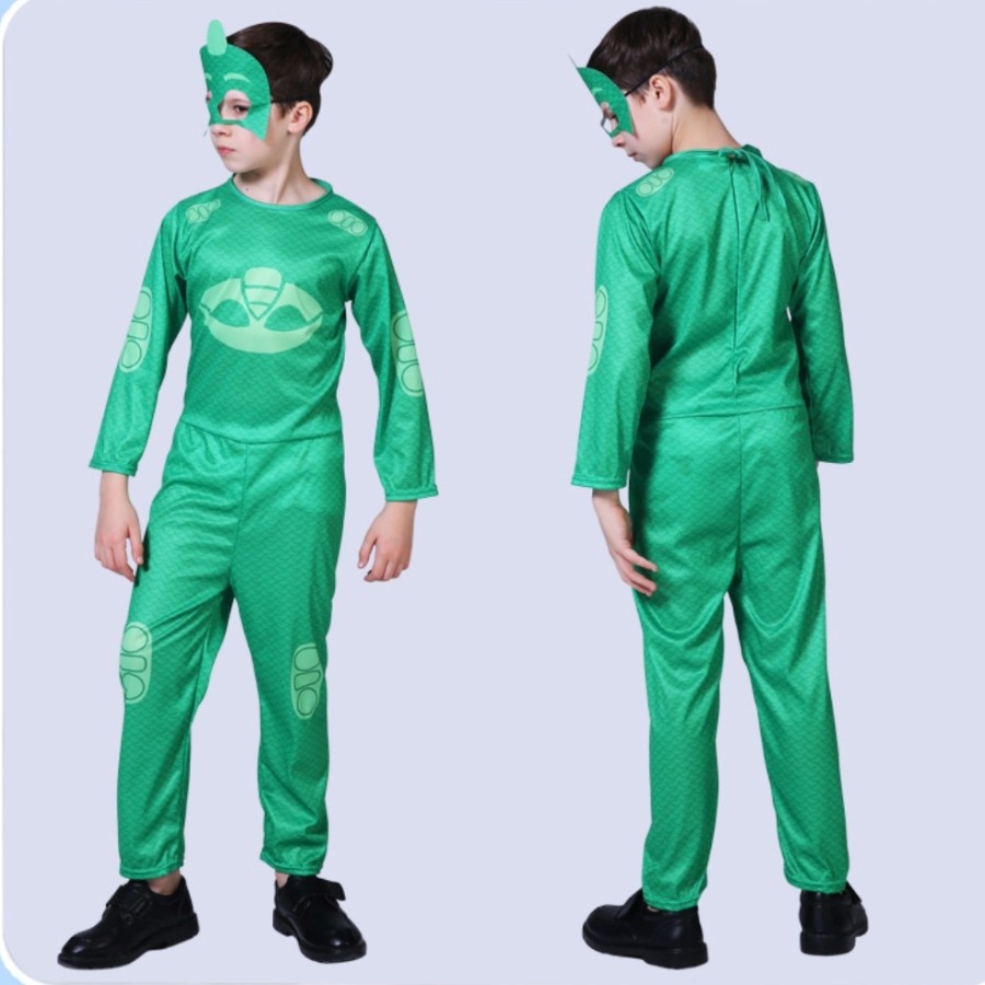 Jual Baju Kostum Anak Pj Mask Costume Catboy Gekko Owlette Shopee