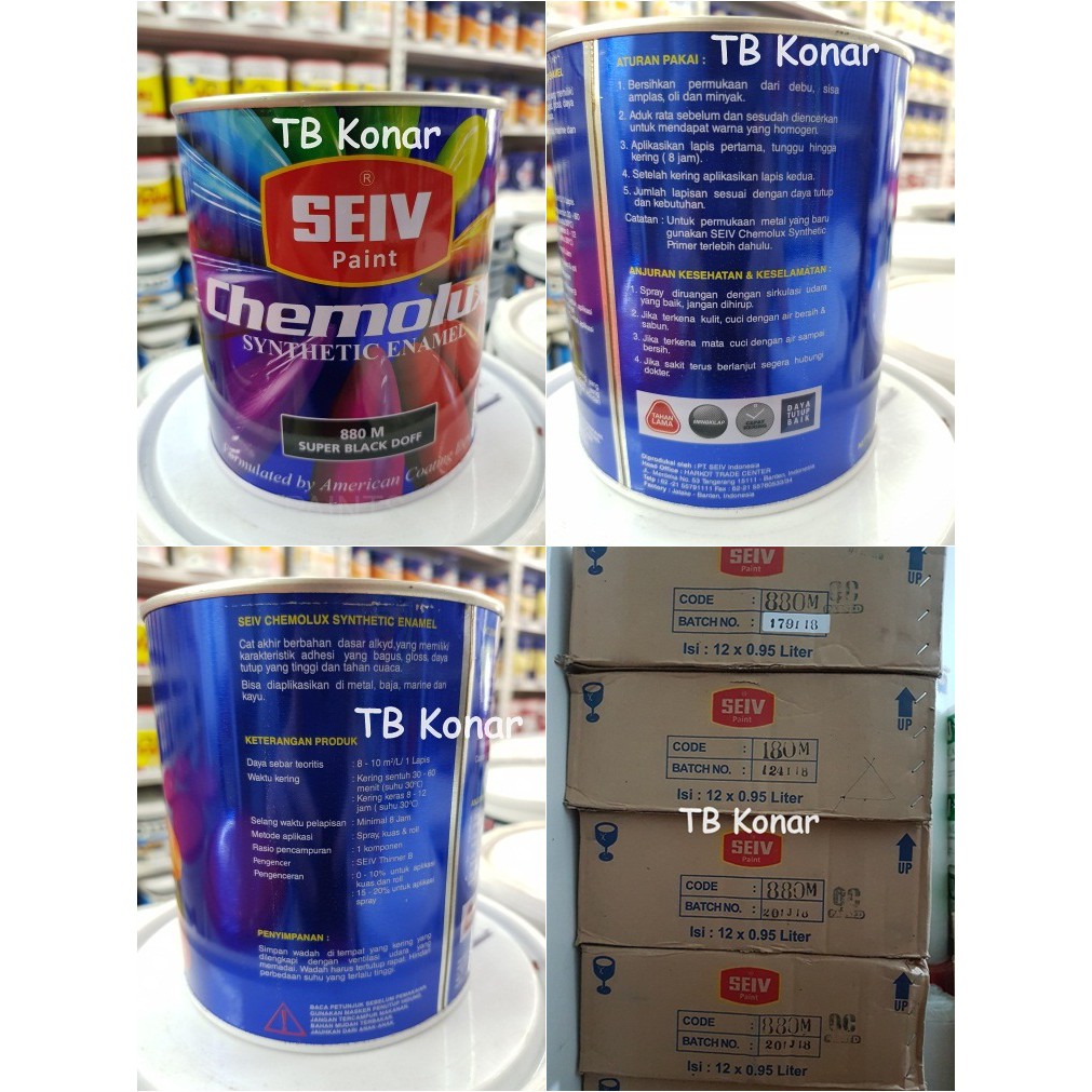 Jual Cat Kayu Besi Seiv Chemolux Liter Shopee Indonesia