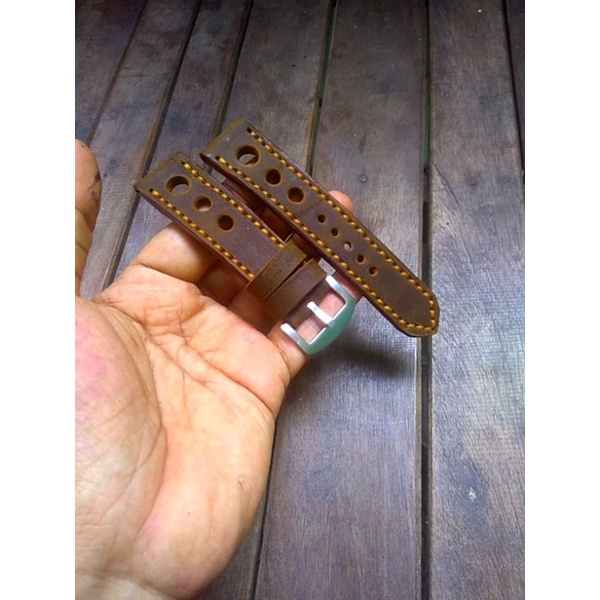 Jual Strap Tali Kalep Jam Tangan Kulit Asli 100 Kulit Asli Handmade Shopee Indonesia