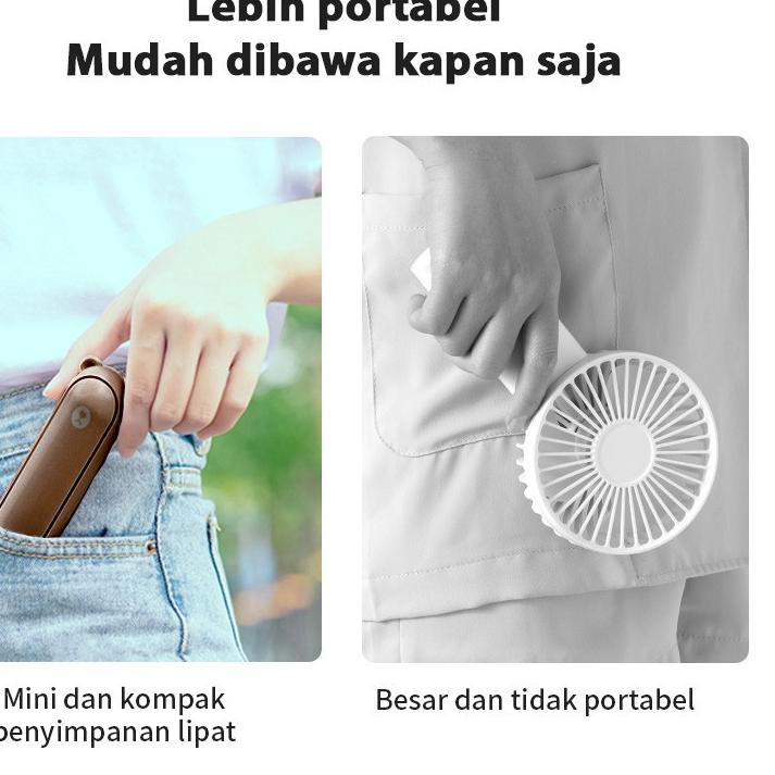 Jual Merdeka JISULIFE Kipas Angin Portable 2000mAh 4800mAh Mini Fans ...