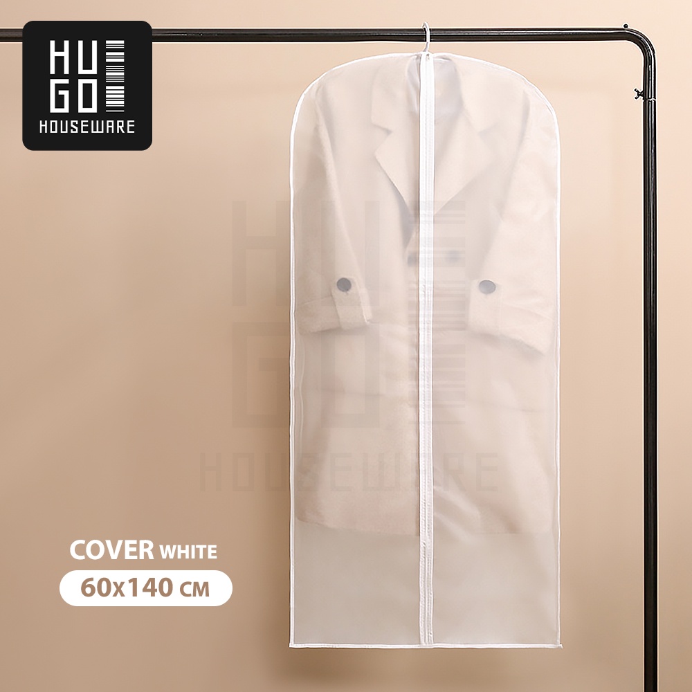 Jual Hugo Cover Baju Resleting Anti Debu Anti Air Cover Pakaian Jas Gaun Gantungan Cover Baju 6830