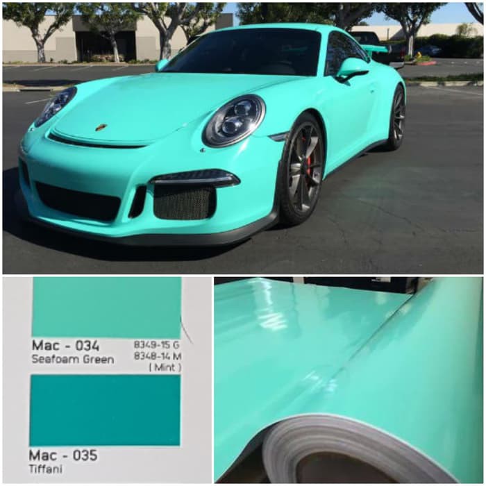 Jual Stiker Mobil Motor Mactac Seafoam Green Tiffany Turquoise Toska