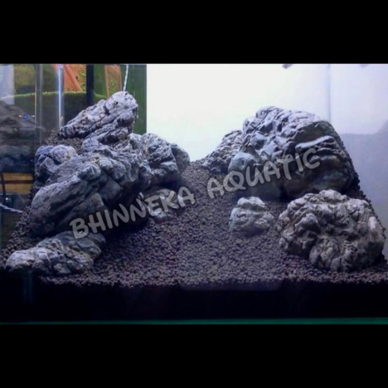 Jual Turly Stone Batu Turli Hitam Hias Natural Aquascape Aquarium ...