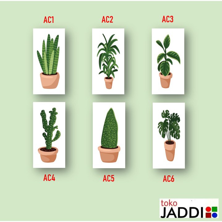 Jual Dekorasi Ruang Kamar 8x20 cm Wall Decor Pajangan Poster Bunga ...
