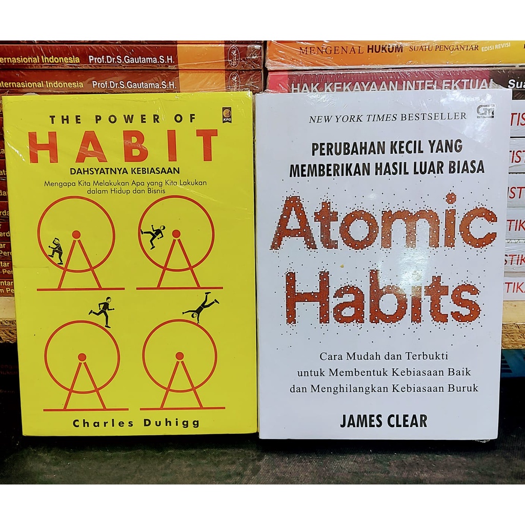 Jual Paket 2 Buku The Power Of Habit Atomic Habits | Shopee Indonesia