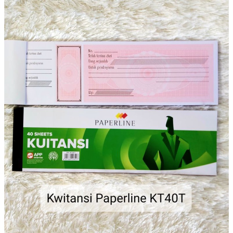 Jual Buku Kwitansi Kuitansi Paperline Kt40t Tanggung K88 Shopee