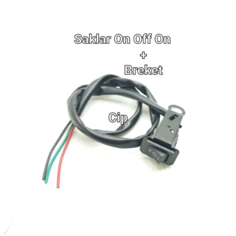 Jual Saklar On Off Saklar Lampu On Off Lengkap Sama Breket | Shopee ...