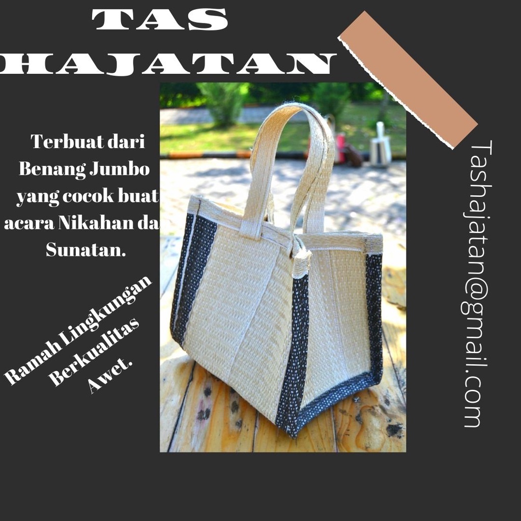 Jual Ramah Lingkungan Tas Berkat Tas Belanja Webbing Bag Tas Belanja Malang Ukuran Besar 5189