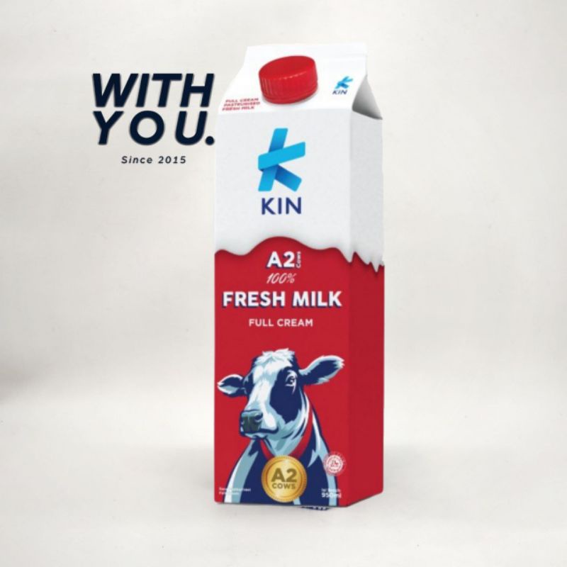 Jual Susu Fresh Milk KIN Milk Plain 1000ml | Shopee Indonesia