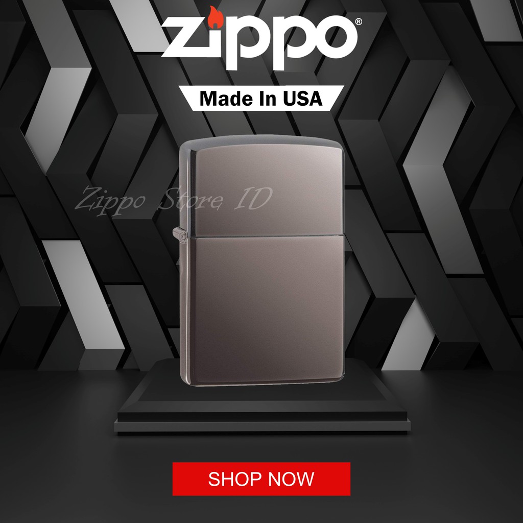Jual Zippo Original Lighter and Pipe Insert Combo Black Ice 29789 ...