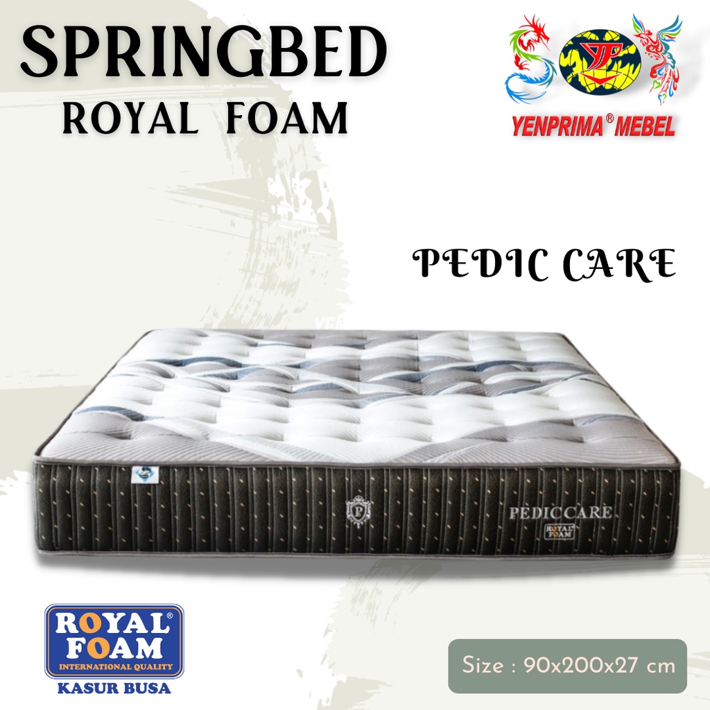 Jual Springbed Royal Foam Pedic Care 90 x 200 x 27 cm Shopee Indonesia