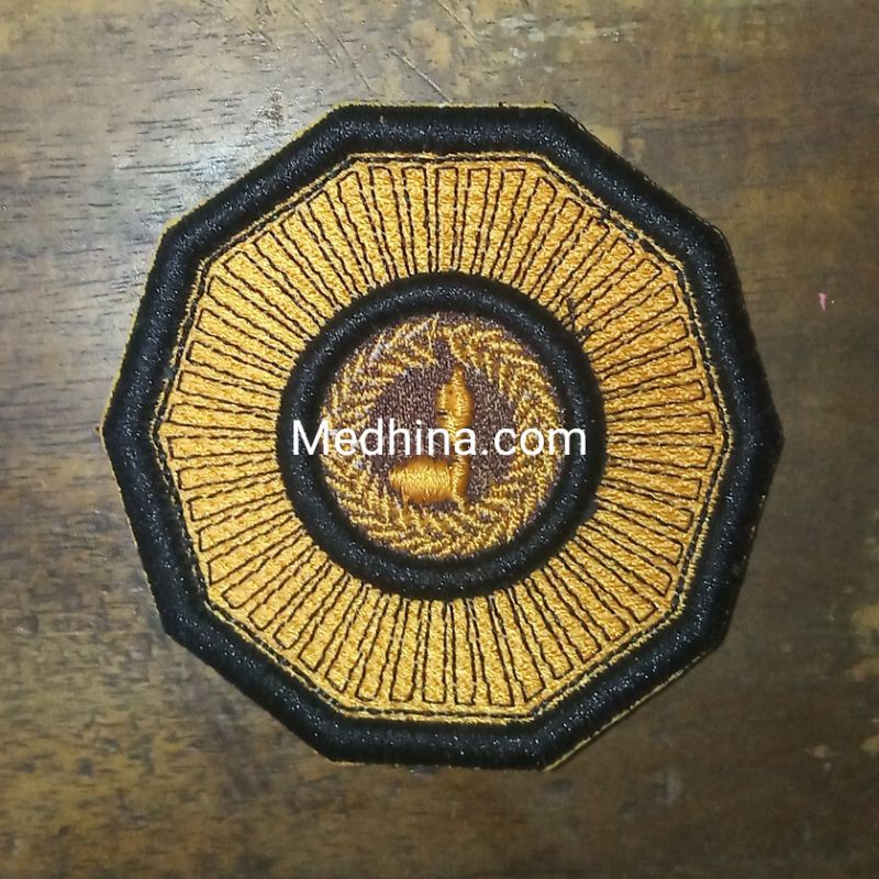 Jual Badge Patch Tanjab Andalan Ranting Bordir Timbul Tanda Jabatan ...