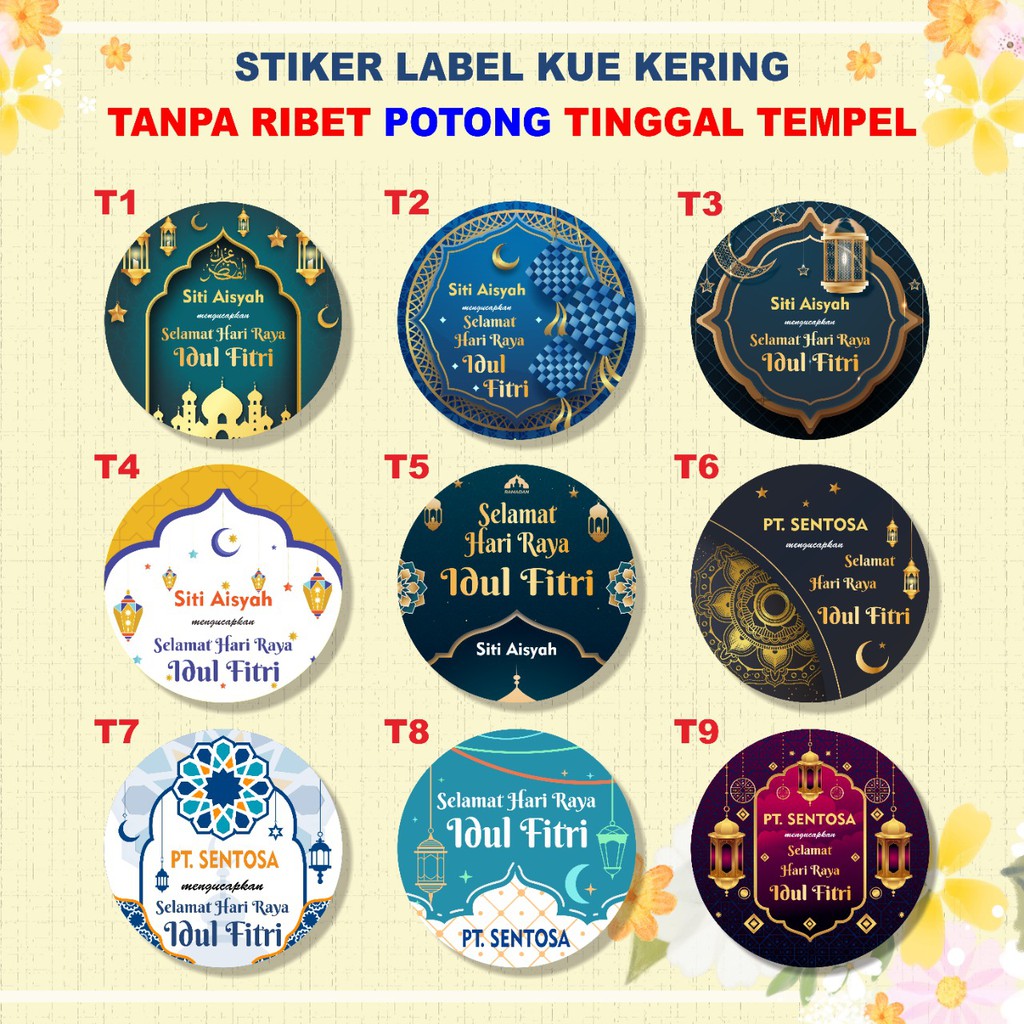 Jual Stiker Label Kue Kering