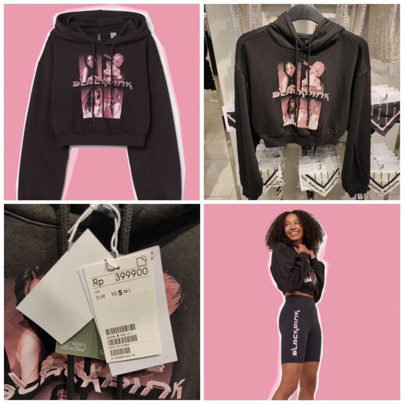 H m store hoodie blackpink