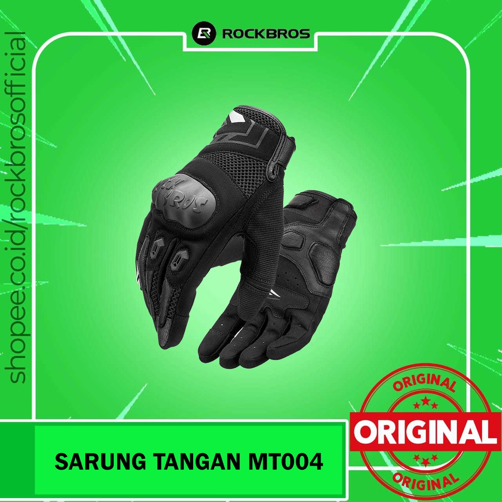 Jual Sarung Tangan Rockbros MT004 Kaos Tangan Sepeda Motor Full Finger ...