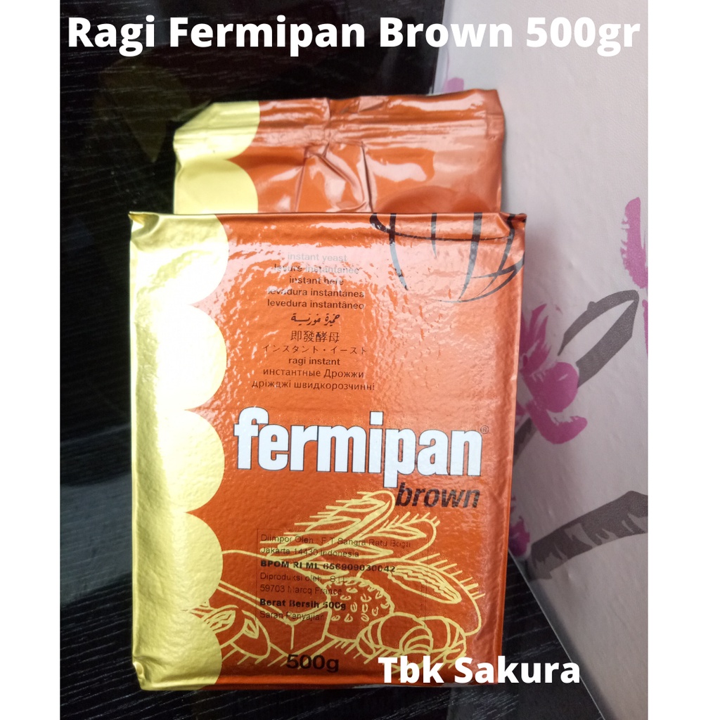 Jual Ragi fermipan BROWN 500gr | Shopee Indonesia