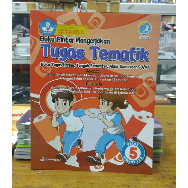 Jual Buku Pintar Mengerjakan Tugas Tematik Kelas 4 SD Kurikulum 2013 ...