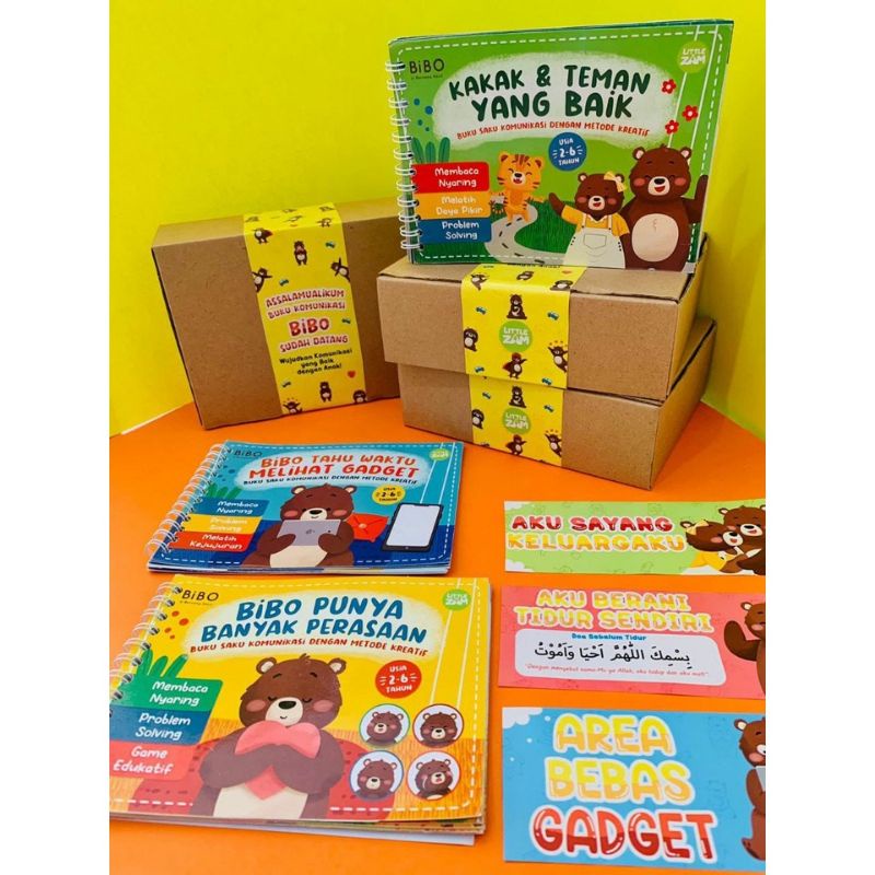Jual Buku Cerita Bibo Problem Solving (DAPAT 3 BUKU) | Shopee Indonesia