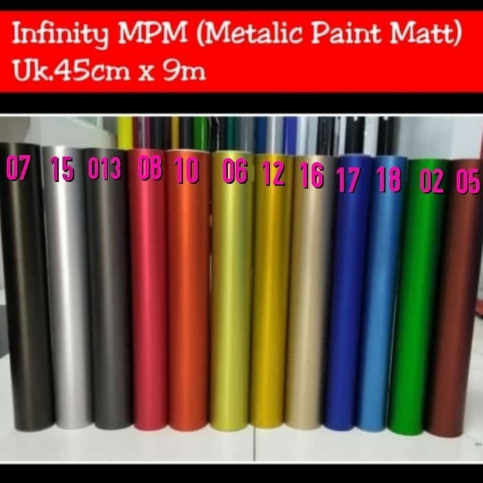 Jual Sticker Infinity Metalic Matt 152cm (rol) | Shopee Indonesia