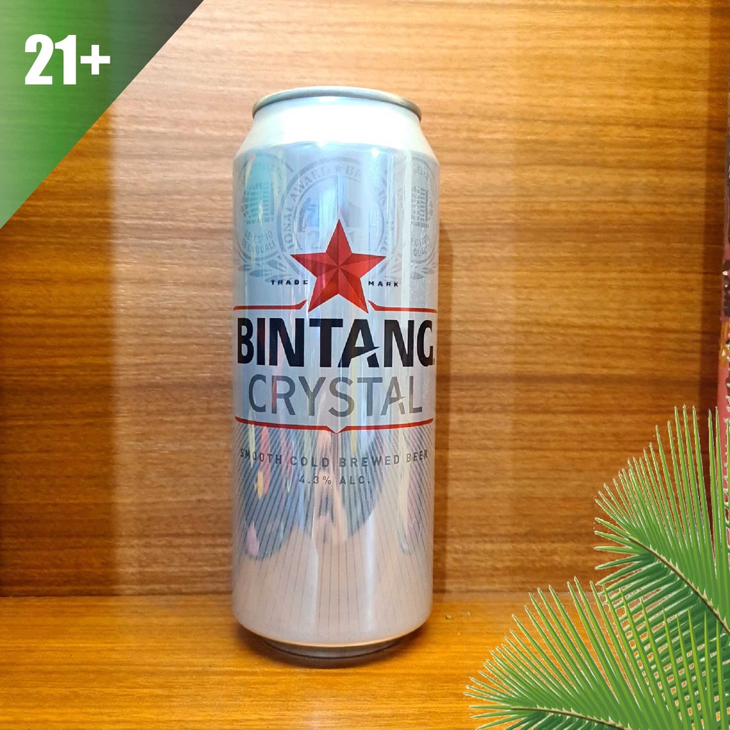 Jual Beer Bintang Crystal Can Bir Kaleng 500ml | Shopee Indonesia