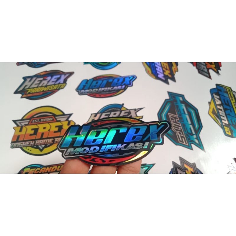 Jual Stiker Herex Hologram Cutting Shopee Indonesia