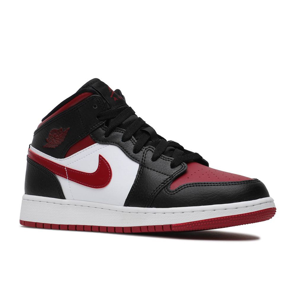 jordan aj 1 mid noble red