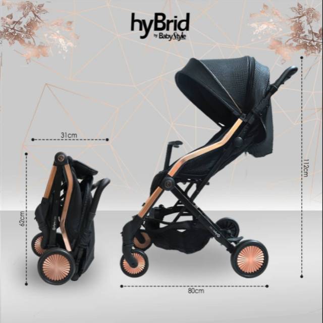 Jual Stroller hybrid sport cabi rose gold Shopee Indonesia