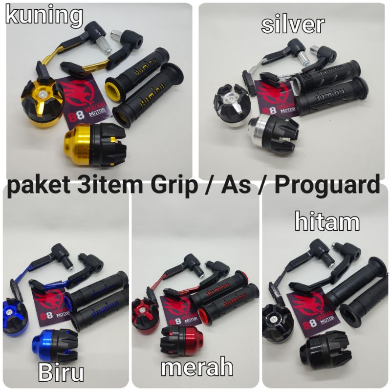 Jual Paket Promo Barang Handgrip Sisik Jalu As Roda Depan Buah