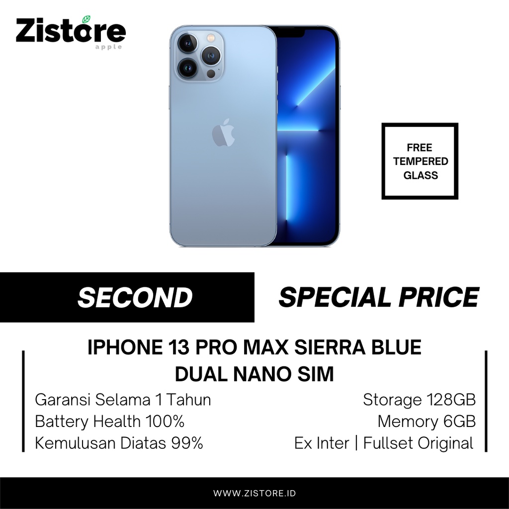 Jual IPhone 13 Pro Max 128GB 2nd/Bekas | Shopee Indonesia