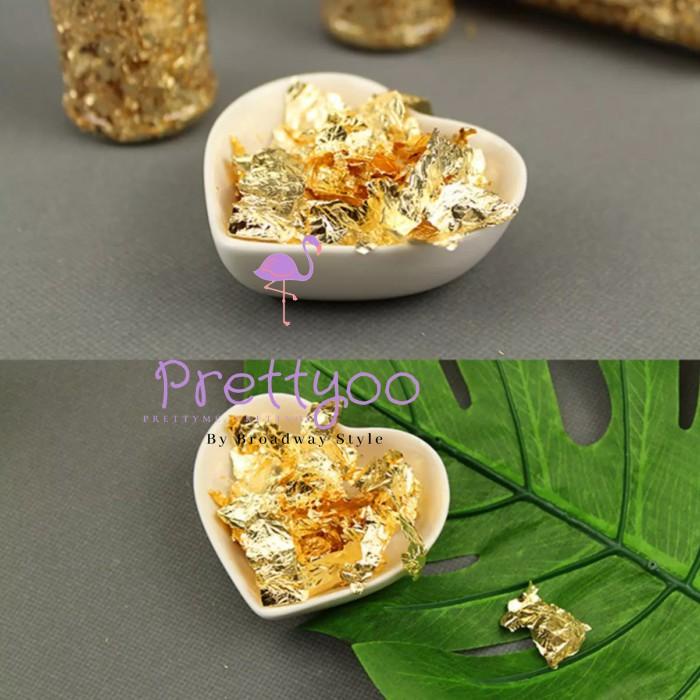 Jual Topping | Edible Gold Leaf / Gold Sheet Leaf Paper Dapat Dimakan ...