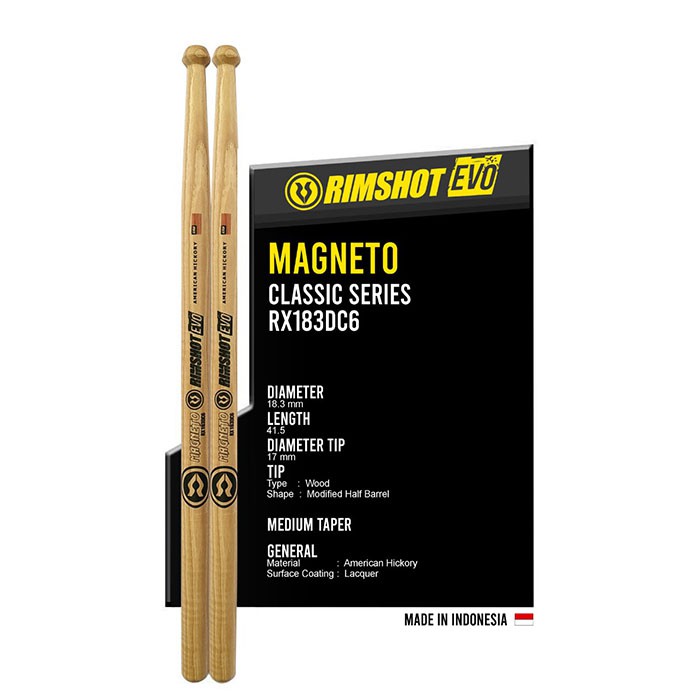 Jual Stick Tenor Rimshot Evo Magneto (RX183DC6) | Shopee Indonesia