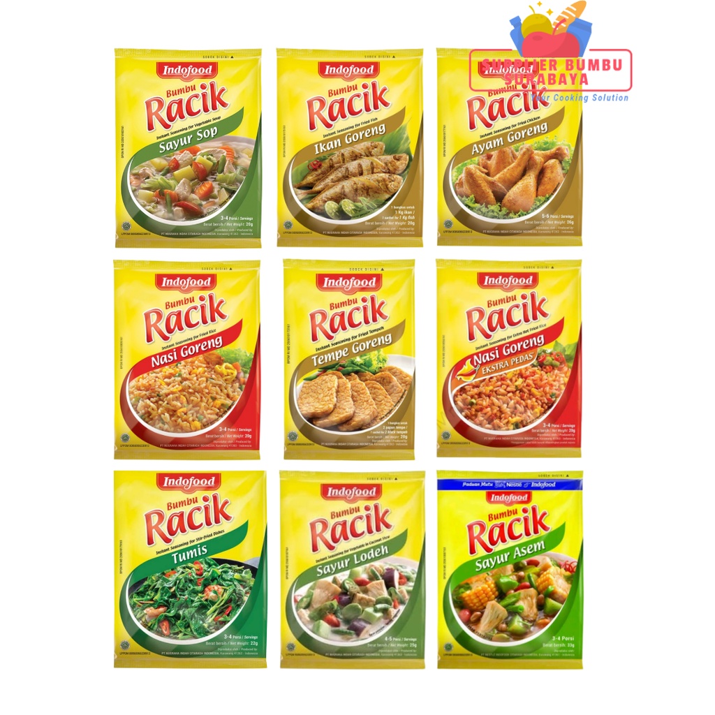 Jual Bumbu Racik Indofood Varian Bumbu Masak Instan 20g | Shopee Indonesia