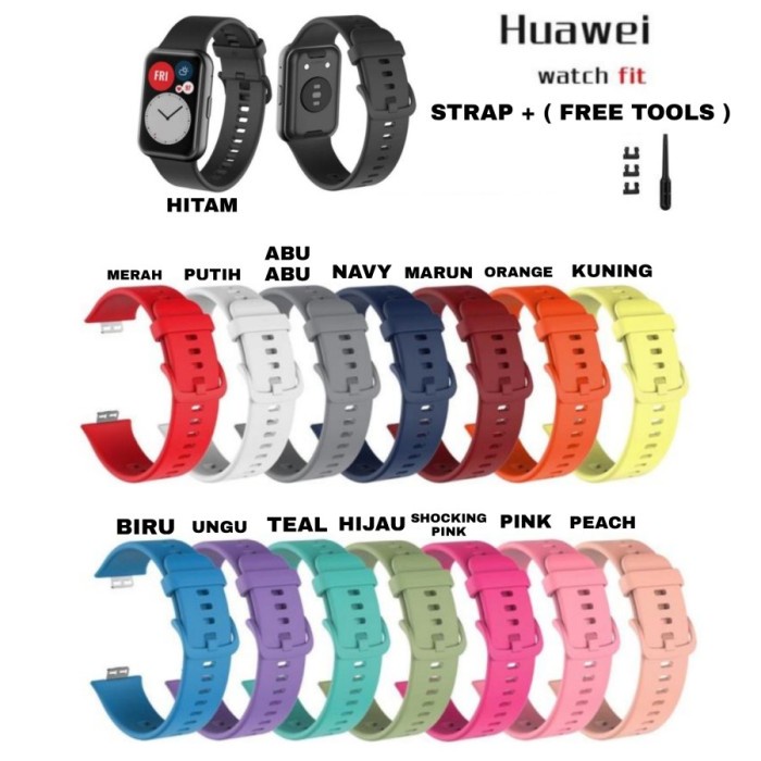 Jual HUAWEI WATCH FIT STRAP TALI JAM HUAWEI WATCHFIT SMART WATCH