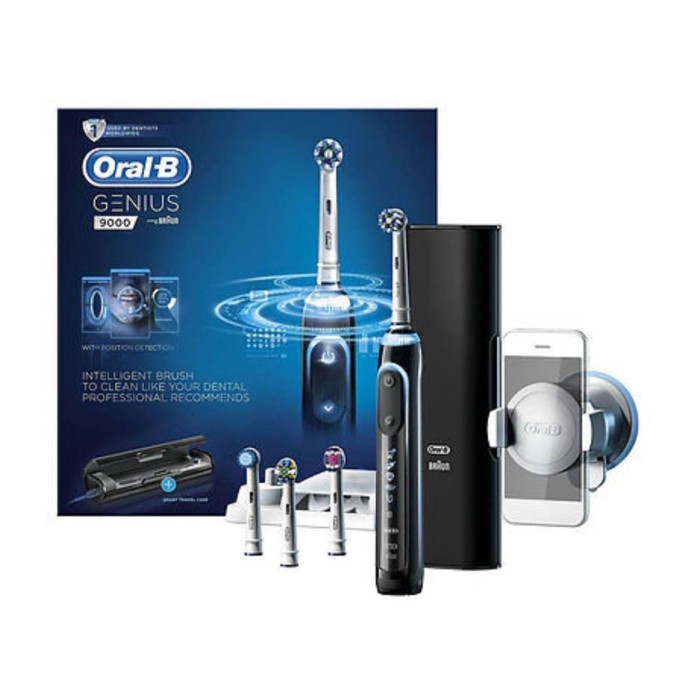 Jual ORAL B GENIUS 9000 BLACK ELECTRIC TOOTHBRUSH WITH BLUETOOTH ...