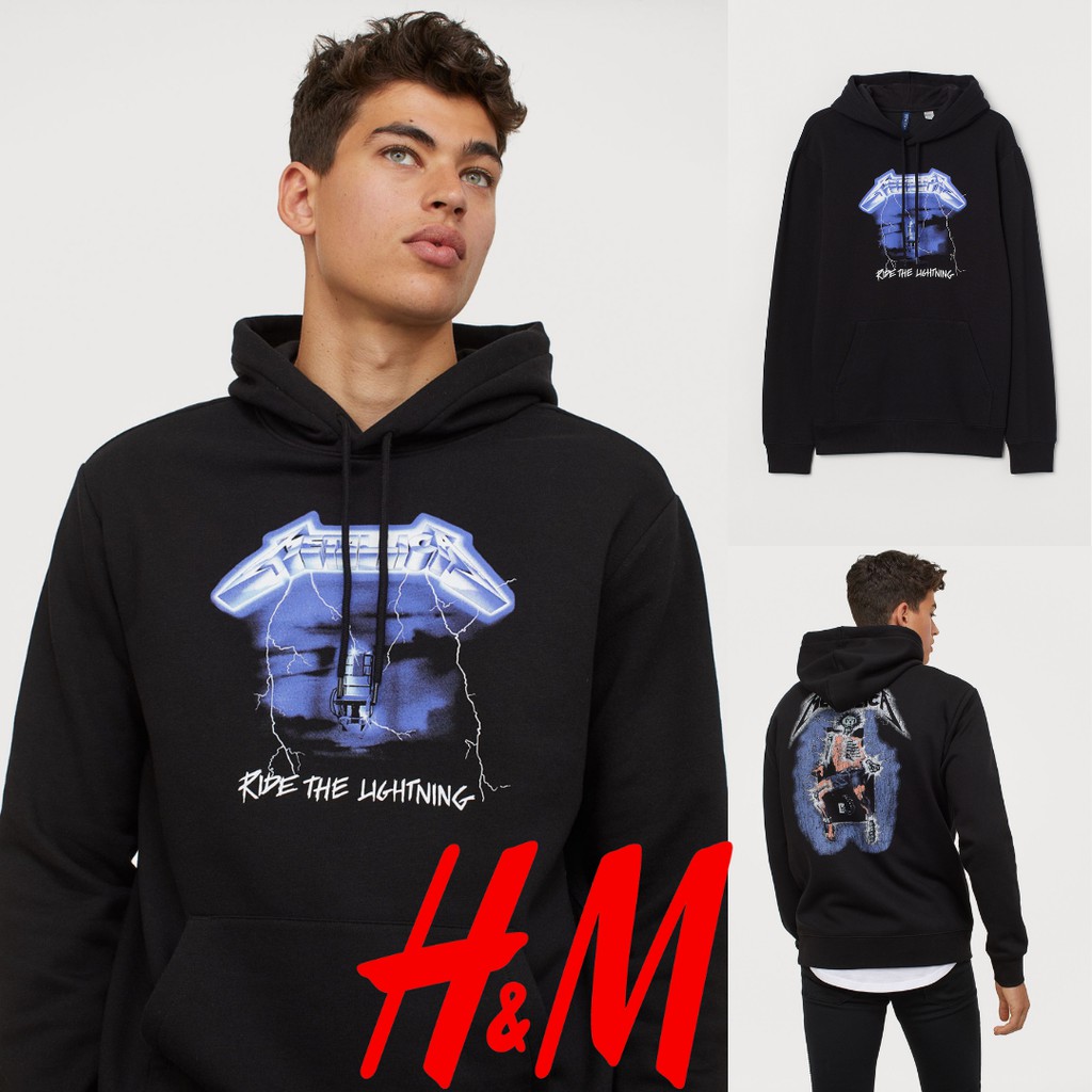 Metallica sweatshirt h&m best sale