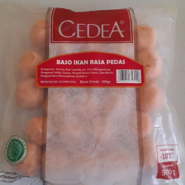 Jual Cedea Baso Ikan Rasa Pedas 500g Shopee Indonesia