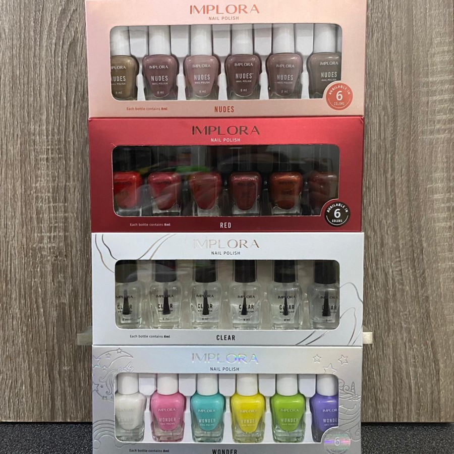 Jual IMPLORA NAIL POLISH ORIGINAL BPOM - IMPLORA KUTEKS | Shopee Indonesia